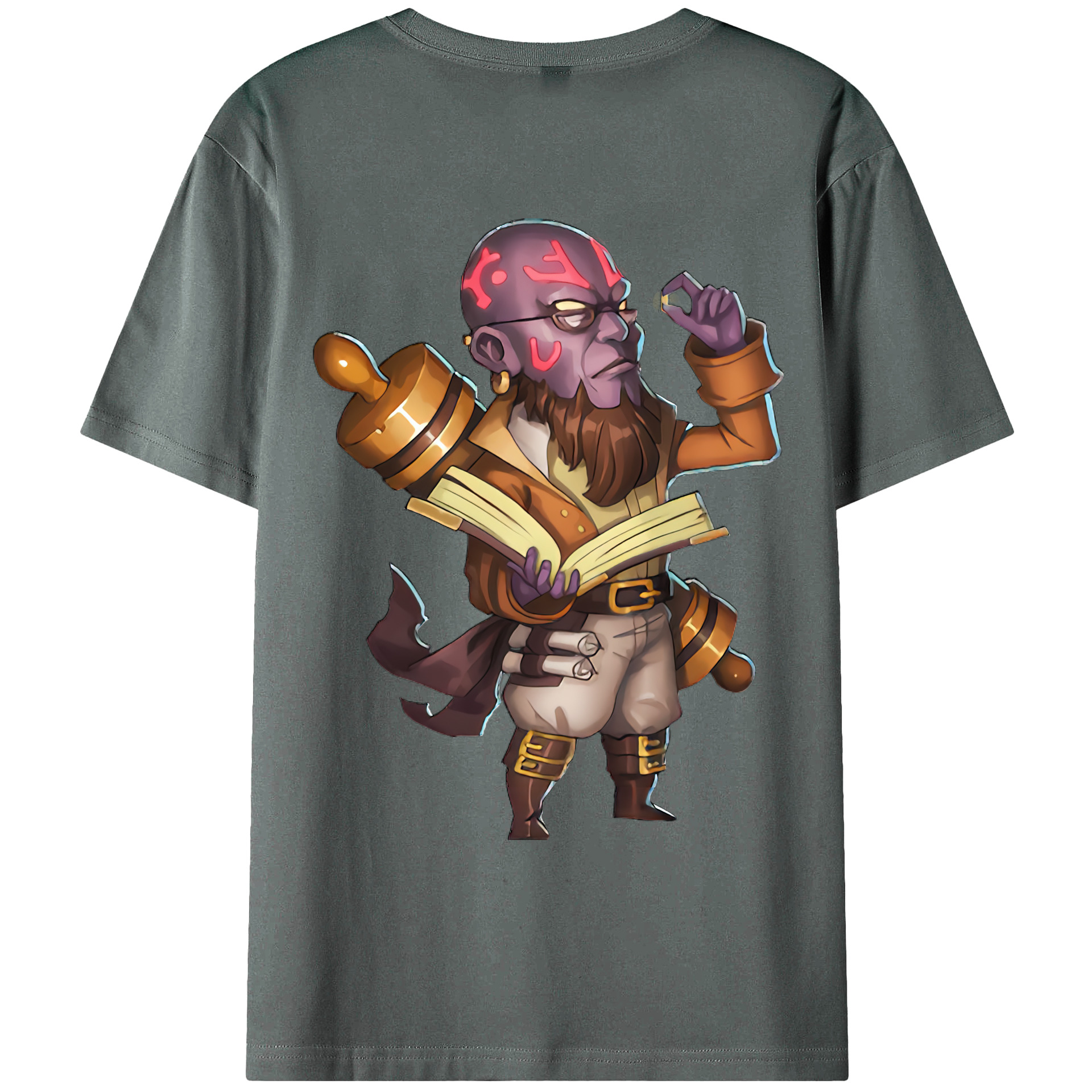 （画像用） リーグ・オブ・レジェンド League of Legends LOL 綿100％ メンズ半袖Tシャツ（バックプリント） 通気性